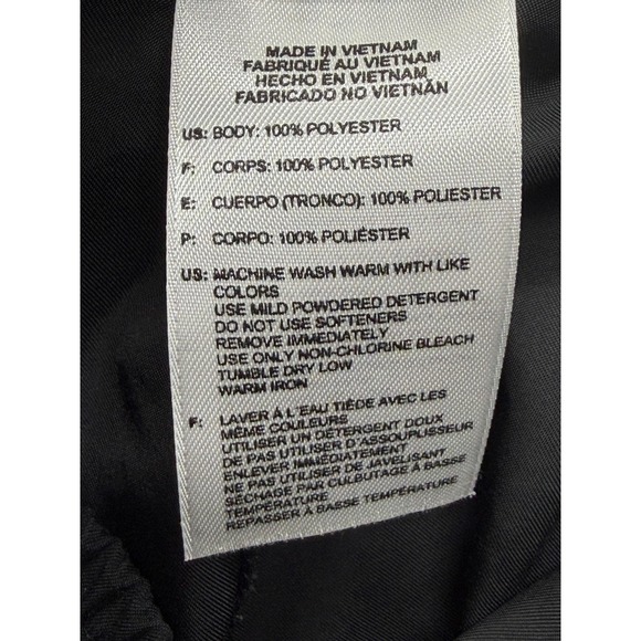 Adidas Pants Womens Large Black 3 Stripe Track Windbreaker Athletic‎ Polyester - Picture 6 of 8